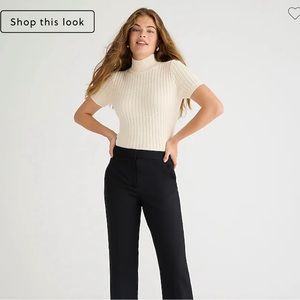 J. Crew Kate straight leg pant in Bistretch Cotton
